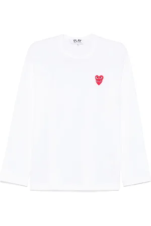Comme des Garçons Playera con parche de corazón