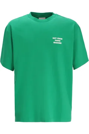 Drôle de Monsieur Playera con eslogan estampado