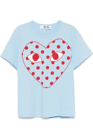 Comme des Garçons Playera con corazón estampado
