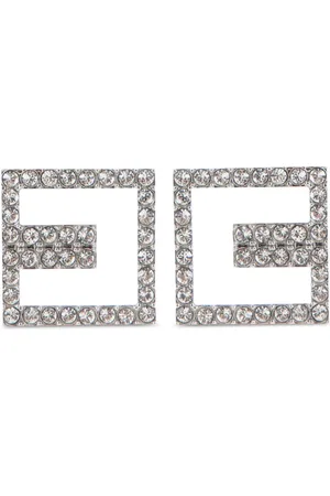 Elisabetta Franchi Aretes con detalles de strass