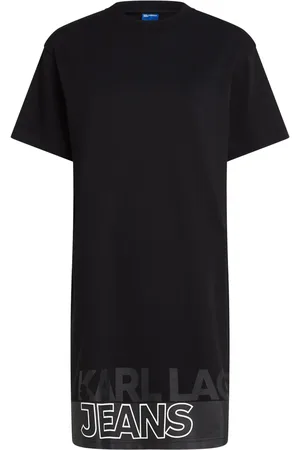 Karl Lagerfeld Vestido con logo estampado