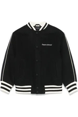 Emporio Armani Chamarra con logo bordado