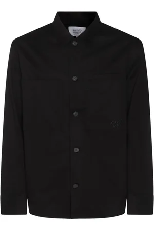 Maison Kitsuné Sobrecamisa con logo estampado