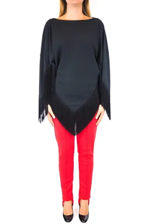 Balenciaga FOULARD FRINGE TOP