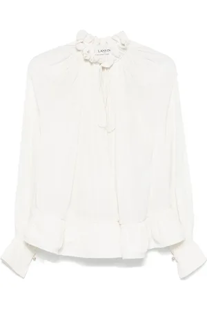 Lanvin Blusa fruncida