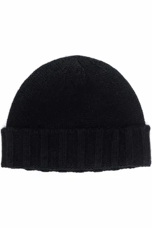 DRUMOHR Gorro de cachemira con borde de canalé