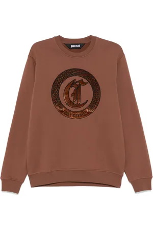 Roberto Cavalli Sudadera con logo bordado
