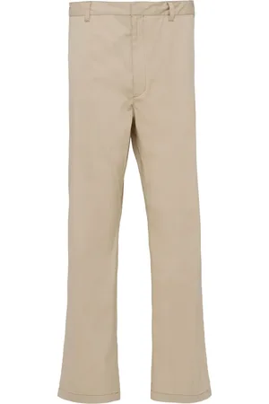 Prada Pantalones tapered con tiro medio