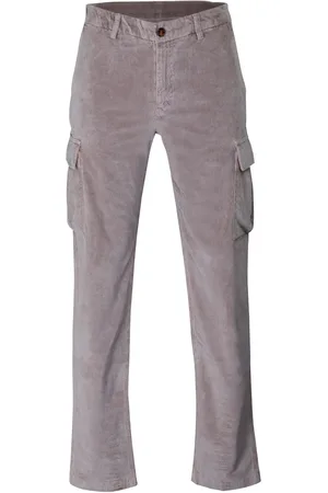 MOORER Pantalones cargo de pana