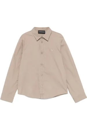 Emporio Armani Camisa con logo bordado