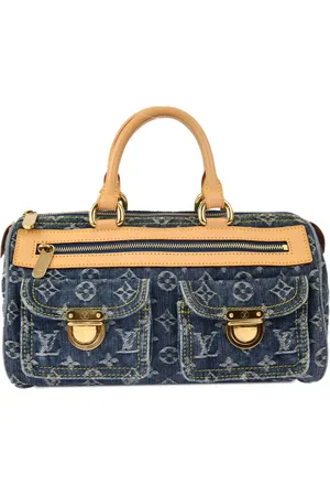 LOUIS VUITTON Bolsa de mano de mezclilla Neo Speedy 2005 pre-owned