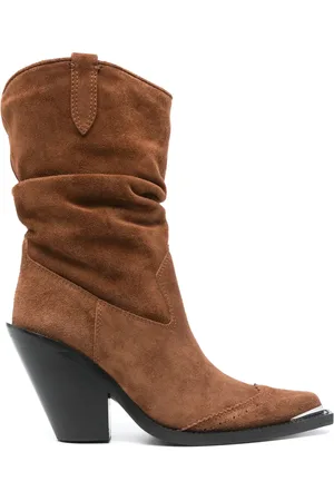 ERMANNO SCERVINO Botines de gamuza con tacón de 90mm