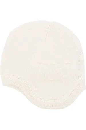 Emporio Armani Gorro tejido con logo de intarsia