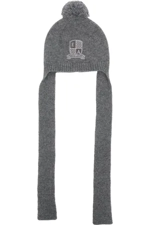 Emporio Armani Gorro con parche del logo