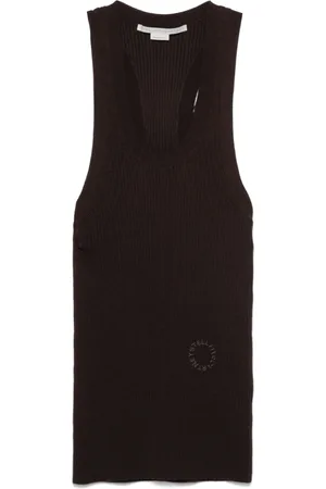 Stella McCartney Camiseta tejida de canalé