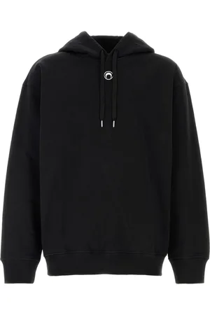 Marine Serre Hoodie con logo bordado