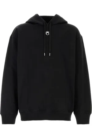 Marine Serre Hoodie con logo bordado