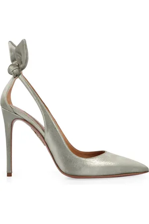 Aquazzura Zapatillas Bow Tie con tacón de 105mm