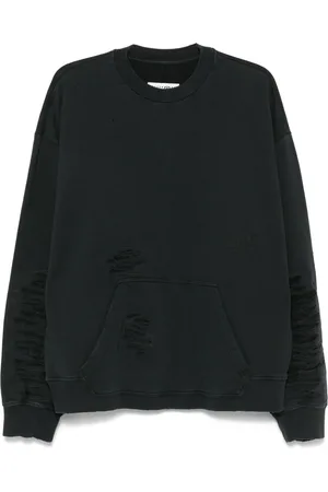 Maison Margiela Sudadera con detalles rasgados