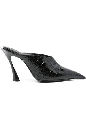 MUGLER Mules Fang con tacón de 95mm