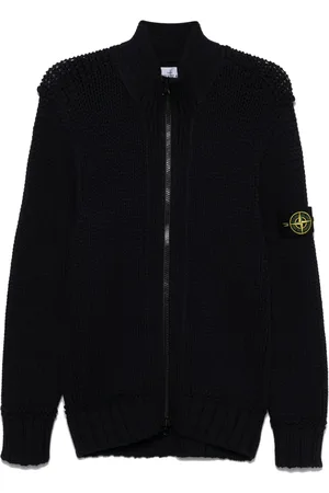 Stone Island Cárdigan con costuras de cadena