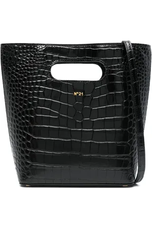 Nº21 Tote con efecto de piel de cocodrilo