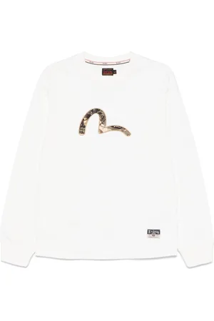 Evisu Playera con aplique de gaviota