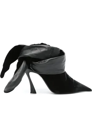 MUGLER Mules Fang con tacón de 95mm