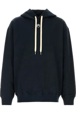 Marine Serre Hoodie texturizada con logo Moon