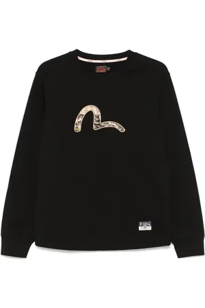 Evisu Playera con aplique de gaviota
