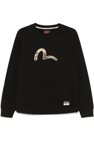 Evisu Playera con aplique de gaviota