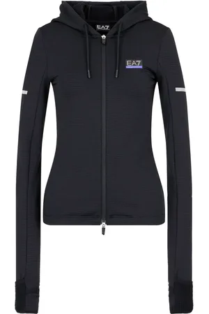 EA7 Top tejido con logo estampado