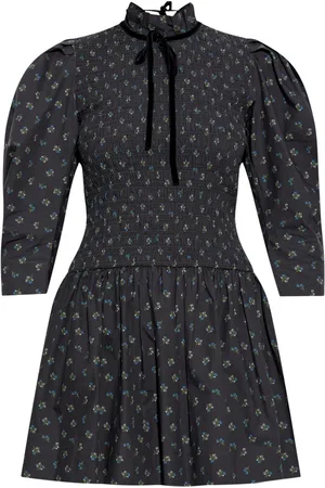 Ganni Vestido corto con estampado floral