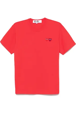 Comme des Garçons Playera con parche de corazón