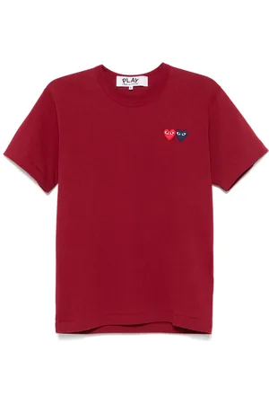 Comme des Garçons Playera con parche de corazón