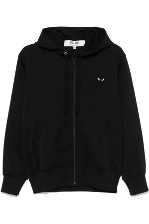 Comme des Garçons Hoodie con parche de corazón