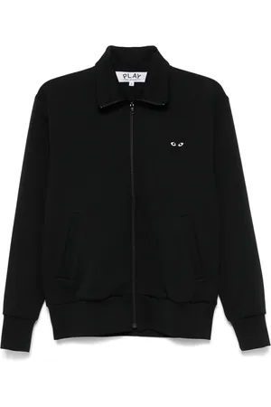 Comme des Garçons Chamarra deportiva con estampado de corazón