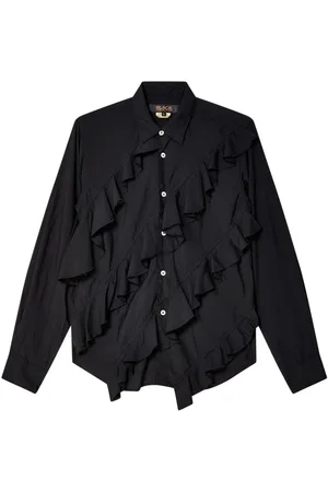 Comme des Garçons Camisa con detalle de volantes