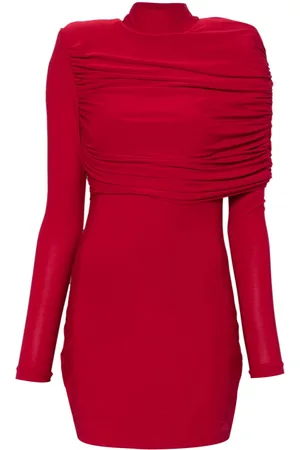 MITILIANE COUTURE Vestido midi con diseño drapeado