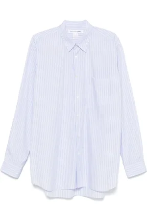 Comme des Garçons Camisa con rayas estampadas