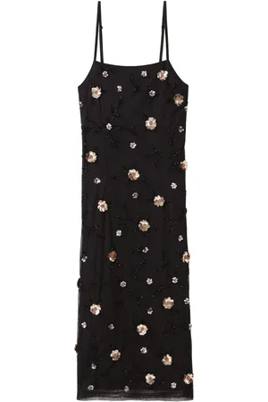 Claudie Pierlot Vestido midi bordado con lentejuelas