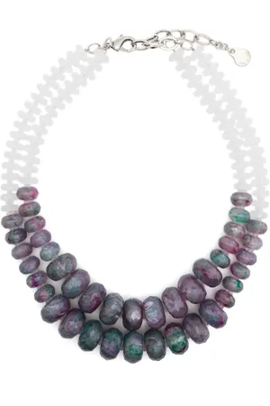Emporio Armani Collar con detalles de mostacillas