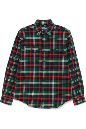 Ralph Lauren Camisa con motivo de cuadros
