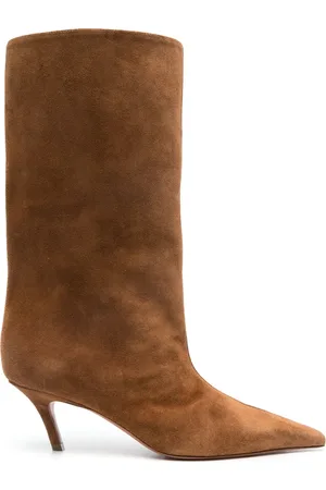 Amina Muaddi Botas Fiona con tacón de 60mm