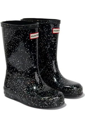 Hunter Botas de lluvia con parche del logo