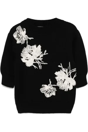 Elie saab Mangas cortas tejidas