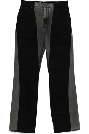 MUGLER Jeans rectos con efecto lavado