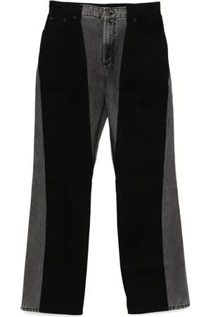 MUGLER Jeans rectos con efecto lavado