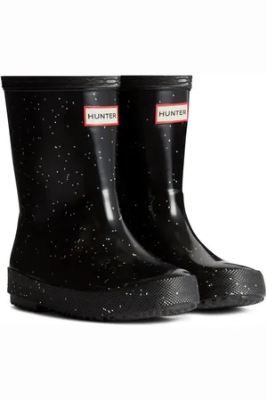 Hunter Botas de lluvia con parche del logo