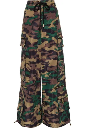 Cynthia Rowley Pants con estampado militar